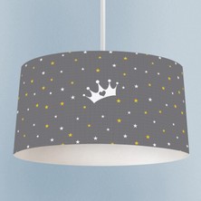 Talia Home Yıldızlı Taç Desenli Çocuk Odası Sarkıt Avize