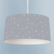 Talia Home Renkli Yıldız Desenli Çocuk Odası Sarkıt Avize