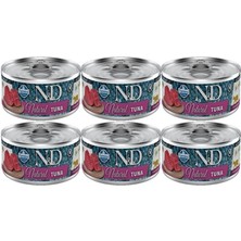 N&d Cat Natural Tuna 80G 6 Adet