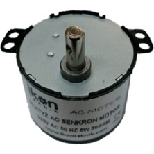 Ikon Ac Senkron Motor 50 Ktyz 30 Rpm 6W Kuluçka Çevirme Motoru, Viyol Motoru