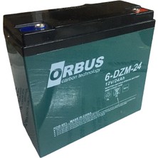 Orbus 12V 24AH Dik Elektrikli Bisiklet Jel Akü