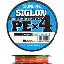 Sunline Siglon Pex4 Multicolor 150MT 0,153MM Japon Ip Misina Lbs Av