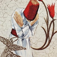 Niva Goblen Dini Seri-06 Dokuma Goblen Kumaş-Semazen2