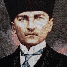 Niva Goblen Figüratif Seri-02 Dokuma Goblen Kumaş-Atatürk Portresi2