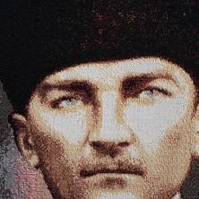 Niva Goblen Figüratif Seri-02 Dokuma Goblen Kumaş-Atatürk Portresi2