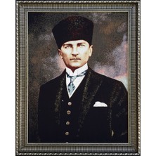 Niva Goblen Figüratif Seri-02 Dokuma Goblen Kumaş-Atatürk Portresi2