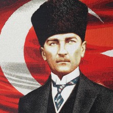 Niva Goblen Figüratif Seri-15 Dokuma Goblen Kumaş-Atatürk Portresi3