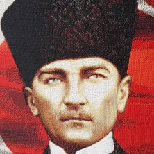 Niva Goblen Figüratif Seri-15 Dokuma Goblen Kumaş-Atatürk Portresi3