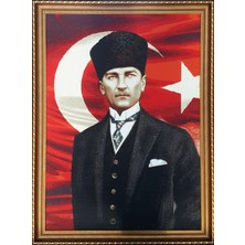 Niva Goblen Figüratif Seri-15 Dokuma Goblen Kumaş-Atatürk Portresi3