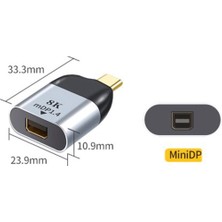 Techstorm Type-C To Mini Displayport 8K@60HZ Çevirici Adaptör