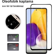 CepStok Samsung Galaxy A72 Kırılmaz Cam 5d Tam Kaplayan Temperli Ekran Koruyucu