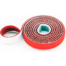China 15MM Velkro Bant (Cırt Cırt) - 1 Metre Kırmızı