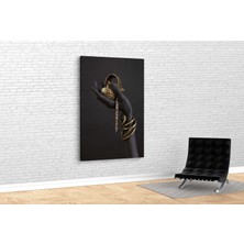 Tablo 360 Altın Takılı Kadın Kanvas Tablo