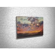 Tablo 360  Claude Monet- Coucher De Soleil  Kanvas Tablo