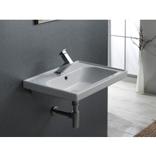 Turkuaz Seramik Cerastyle Frame 65 cm Etajerli Lavabo