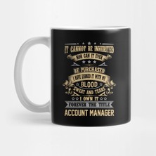 Pixxa Account Manager T Shirt - Forever The Title Gift Item Tee Kupa Bardak