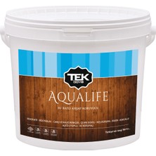 Tek Boya Aqualife Su Bazlı Ahşap Koruyucu Kokusuz 2,5 Litre Açık Meşe..