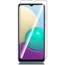 Microcase Samsung Galaxy A02 Tempered Glass Cam Ekran Koruma