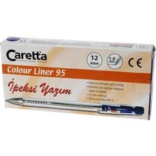 Caretta 95 Colour Liner Tükenmez Kalem Mavi 1.00 mm 12 Adet