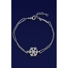 By More Kar Tanesi Gümüş Bileklik