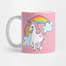 Pixxa Rainbow Unicorn Kupa Bardak