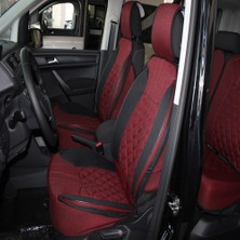 Space Elegance 5'li Set Minder Kırmızı-Siyah / KLMNY546