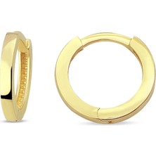 Lilarote Altın Halka Küpe