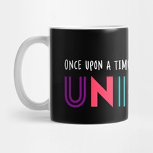 Pixxa I'm A Unicorn - Black Kupa Bardak