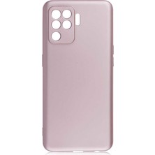 Smcase Oppo Reno 5 Lite Kılıf Mat Soft Kamera Koruma Premier Silikon Bronz