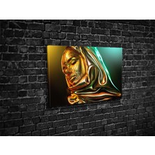 Tablo 360 Altın Kadın Kanvas Tablo