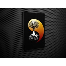 Tablo 360 Yin Yang Kanvas Tablo