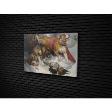 Tablo 360  Sir Edwin Henry- Alpine Mastiffs Kanvas Tablo
