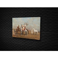 Tablo 360  Henri Emilien Rousseau- La Chasse Au Faucon Kanvas Tablo