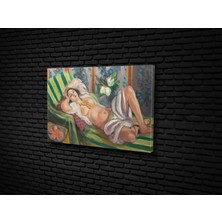 Tablo 360  Henri Matisse- Couchee Aux Magnolias Kanvas Tablo