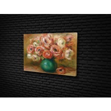 Tablo 360  Pierre- Auguste Renoir- Vase Danemones Kanvas Tablo