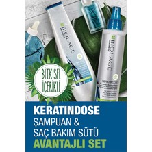 Biolage Keratindose Şampuan 400 Ml + Saç Bakım Sütü 200ml Bakım Seti