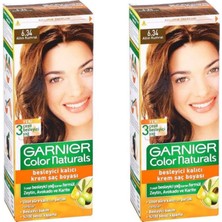 Garnier Color Naturals No 6.34 Altın Kumral 2'li