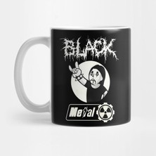 Pixxa Black Metal Fan (Fallout Style) Kupa Bardak