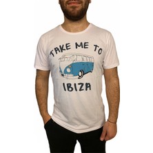 Superfly Men Tshırt İbiza- Whıte Erkek T-Shirt 21609-24