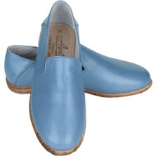 Aintap Deri Turquaz Erkek Topuklu Gaziantep Yemeni Ayakkabı