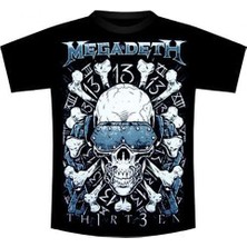 Orijin Megadeth Tişört-Thirteen