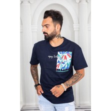 Hkr Hacker Denim Erkek Likralı Baskılı Oversıze T-Shirt