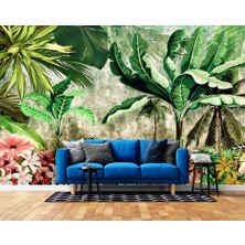 Özel Duvarlar Amazon Büyük Tropikal Ağaçlar Duvar Kağıdı