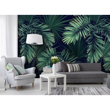 Özel Duvarlar Tropikal Yapraklar Duvar Kağıdı