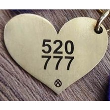Numberrings Para ve Mucize Sayılı Kalp Anahtarlık
