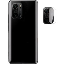Case 4U Xiaomi Redmi K40 Nano Kamera Camı Siyah