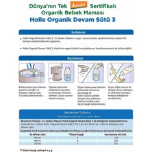 Holle Organik 3 Bebek Devam Sütü Büyüme 600 gr