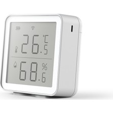 Cuppon Akıllı Ev Wifi Kablosuz Isı ve Nem Ölçer 64 x 64 x 28 mm