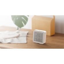 Cuppon Akıllı Ev Wifi Kablosuz Isı ve Nem Ölçer 64 x 64 x 28 mm