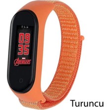 Bilişim Aksesuar Xiaomi Mi Band 3 4 5 6 Hasır Kumaş Örgü Spor Kordon Kayış